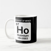 67 Meme Number Element Of Memes Periodic Table 6 7 コーヒーマグカップ (左)