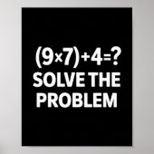 67 Meme Pemdas Elementary Math Teacher  ポスター (正面)