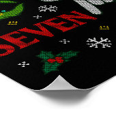 67 Meme Santa Hands Christmas Ugly Sweater Xmas Ce ポスター (角)