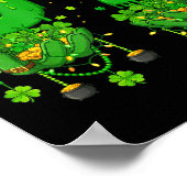 67 Meme Shamrocks Six Seven Shamrocks 6-7 St Patri ポスター (角)