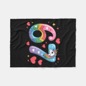 67 Meme Shirt Number Funny Six Seven 6 7 フリースブランケット (正面(横))