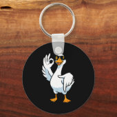 67 Meme Silly Goose 6 7 Funny Six Seven 6-7 Gen Al キーホルダー (正面)