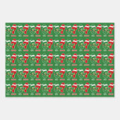 67 Meme Six Seven アルファ世代 クリスマス ラッピングペーパーシート (正面)