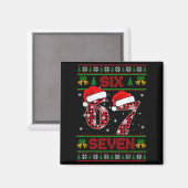 67 Meme Six Seven クリスマスアグリーセーター キッズ用 マグネット (正面/裏面)