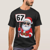 67 Meme Six Seven クリスマス Tシャツ (正面)