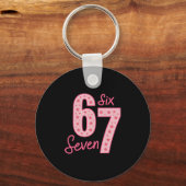 67 Meme Six Seven 1  キーホルダー (正面)