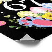 67 Meme Six Seven 6 7 Bunny Leopard Kids Funny Eas ポスター (角)