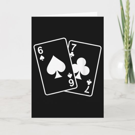 67 Meme Six Seven 6–7 Funny Playing Cards  カード (正面)