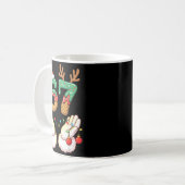 67 Meme Six Seven 6 7 Meme Funny Christmas Santa R コーヒーマグカップ (正面左)