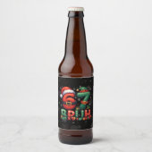 67 Meme Six Seven Bruh Funny Christmas 6 7 ビールラベル (正面)