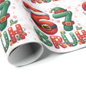 67 Meme Six Seven Bruh Funny Christmas 6 7 ラッピングペーパー (ロールコーナー)