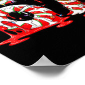 67 Meme Six Seven Candy Canes Drip Christmas Pajam ポスター (角)