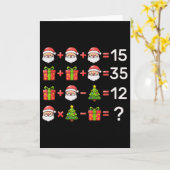 67 Meme Six Seven Christmas Math Equation Xmas Log カード (黄色い花)