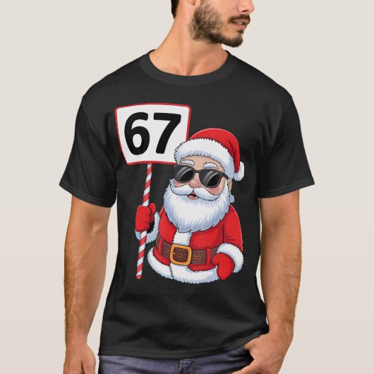 67 Meme Six Seven Christmas Tシャツ (正面)