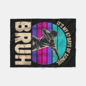 67 Meme Six Seven Dabbing Boy It's My 67 Days Of S フリースブランケット (正面(横))