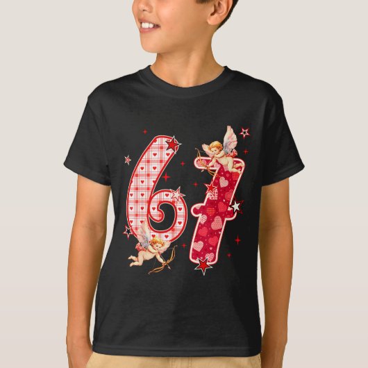 67 Meme Six Seven For Kids Women Men Boys Girls Va Tシャツ (正面)
