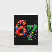 67 Meme Six Seven Funny Christmas Pajamas Boys Gir カード (正面)