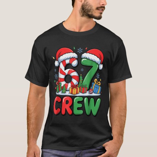 67 Meme Six Seven Funny Christmas Women Men Boys G Tシャツ (正面)