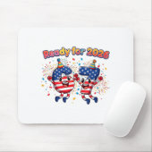 67 Meme Six Seven Funny New Year 2026 Party Men Wo マウスパッド (マウス)