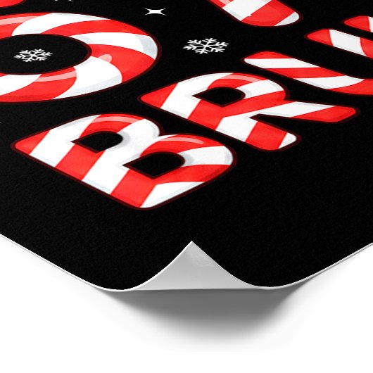 67 Meme Six Seven Memes Candy Cane Christmas Boys  ポスター (角)