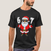 67 Meme Six Seven Number 6 7 Funny Santa Xmas Chri Tシャツ (正面)