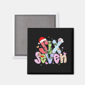 67 Meme Six Seven Nurse Christmas Funny Nursing Wo マグネット (正面/裏面)