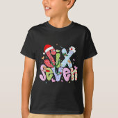 67 Meme Six Seven Nurse Christmas Funny Nursing Wo Tシャツ (正面)