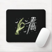 67 Meme Skeleton Zombie Hand 6 7 Halloween Six Sev マウスパッド (マウス)