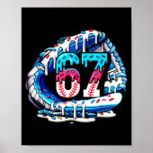 67 Meme Slang Baseball Glove Drip Ice Cream Six Se ポスター (正面)