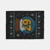 67 Meme Snow Globe Christmas Ugly Sweater Xmas Cel フリースブランケット (正面(横))