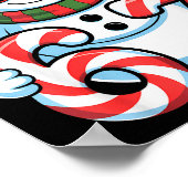 67 Meme Snowman Brainrot Funny Christmas Kids Boys ポスター (角)