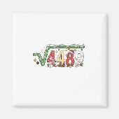 67 Meme Square Root 4489 Six Seven Math Christmas マグネット (正面)