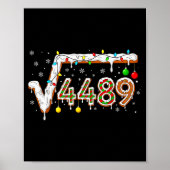 67 Meme Square Root 4489 Slang Math Teacher Funny  ポスター (正面)