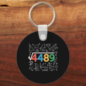 67 Meme Square Root 4489 Slang Six Seven Math Teac キーホルダー (正面)