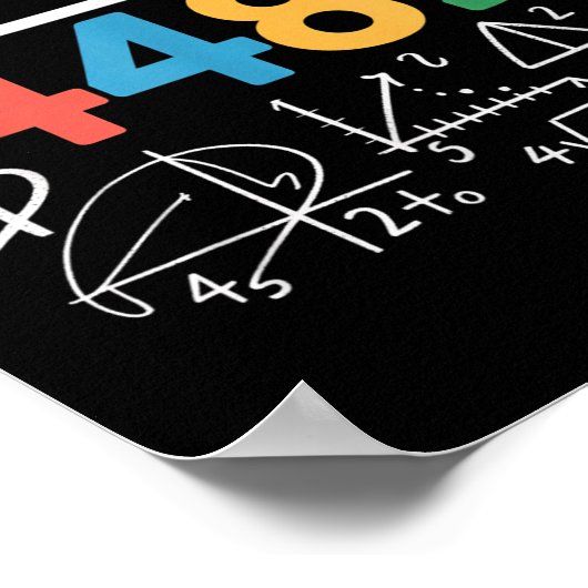 67 Meme Square Root 4489 Slang Six Seven Math Teac ポスター (角)