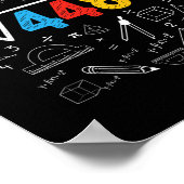 67 Meme Square Root 4489 Slang Six Seven Math Teac ポスター (角)