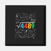 67 Meme Square Root 4489 Slang Six Seven Math Teac マグネット (正面)