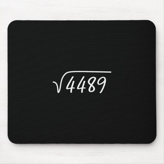 67 Meme Square Root 4489 Teen Six Seven Slang Math マウスパッド (正面)