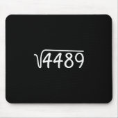 67 Meme Square Root 4489 Teen Six Seven Slang Math マウスパッド (正面)