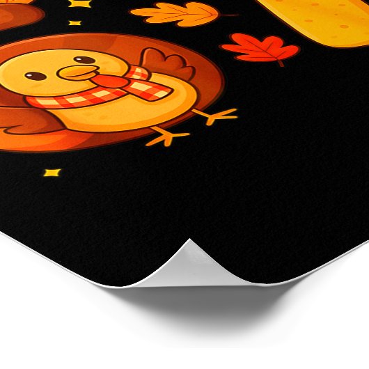 67 Meme Thanksgiving Turkey Day Funny Holiday Six  ポスター (角)