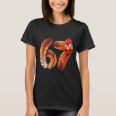 67 Meme Thanksgiving Turkey Day Funny Holiday Six  Tシャツ (正面)