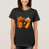 67 Meme Thanksgiving Turkey Day Funny Holiday Six  Tシャツ (正面)