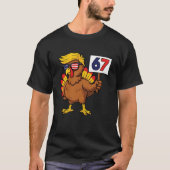 67 Meme Thanksgiving Turkey Day Six Seven Funny Tr Tシャツ (正面)