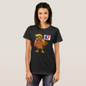 67 Meme Thanksgiving Turkey Day Six Seven Funny Tr Tシャツ (正面フル)