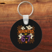 67 Meme Trendy Halloween Funny Six Seven Gen Alpha キーホルダー (正面)
