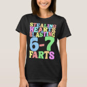 67 Meme Valentine's Day Six Seven 6-7 Funny Steali Tシャツ (正面)