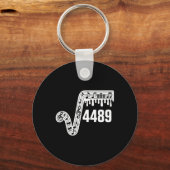 67 Music Drip Meme Square Root 4489 Slang Funny Ma キーホルダー (正面)