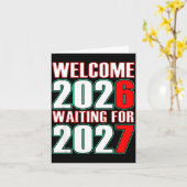 67 New Year Welcome 2026 Trendy Gen Alpha Slang  カード (黄色い花)