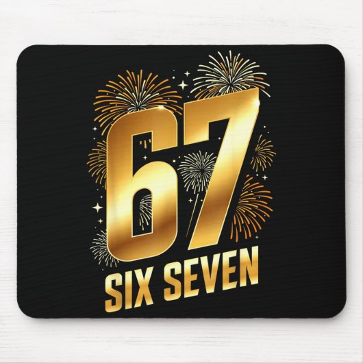 67 New Years Eve Party Pajama Shirt 6 7 Meme 67 20 マウスパッド (正面)
