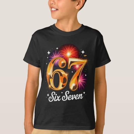 67 New Years Eve Party Pajama Shirt 6 7 Meme 67 20 Tシャツ (正面)